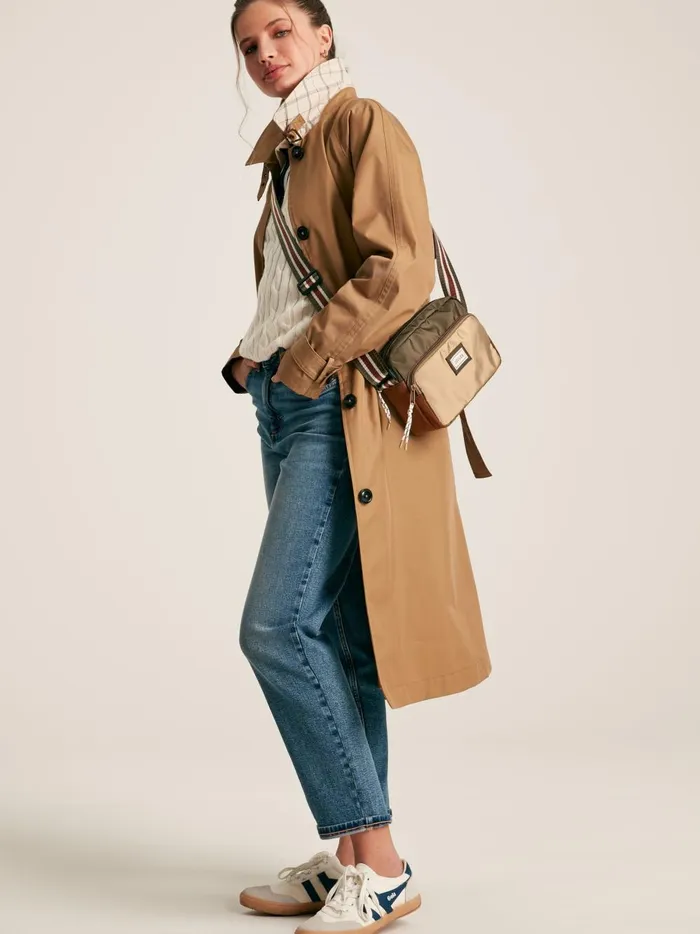 Joules Bags Women Khaki Green Colourblock Cross Body Bag