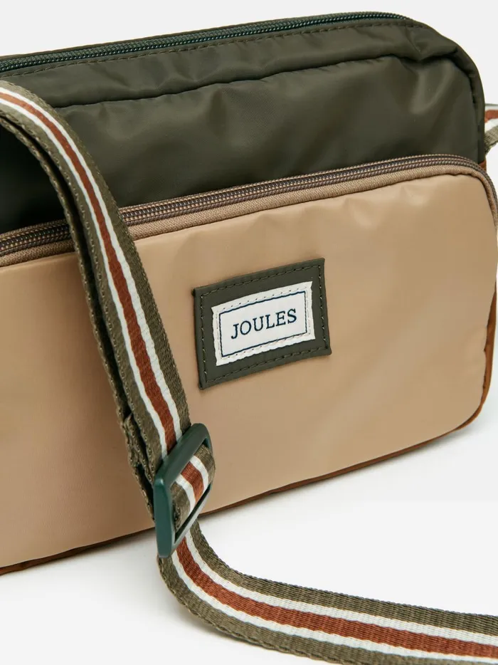 Joules Bags Women Khaki Green Colourblock Cross Body Bag