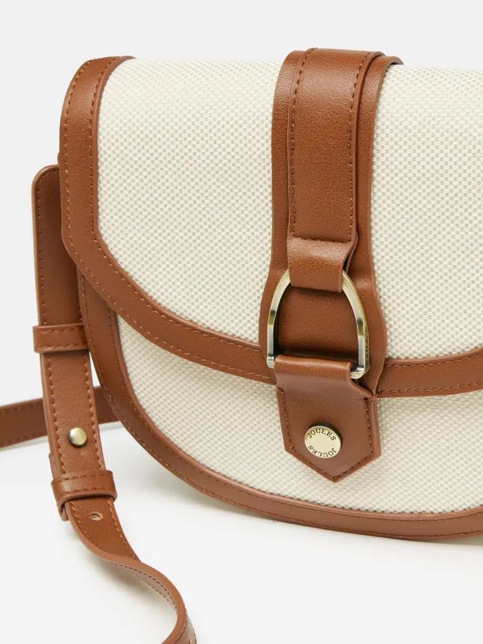 Joules Bags Women Tan Canvas Cross Body Bag