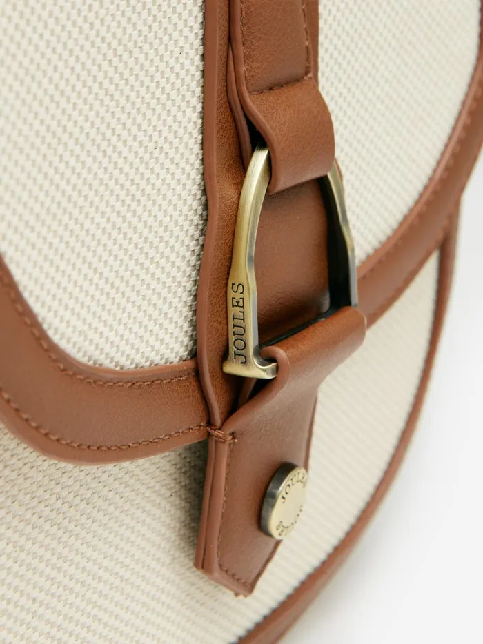 Joules Bags Women Tan Canvas Cross Body Bag