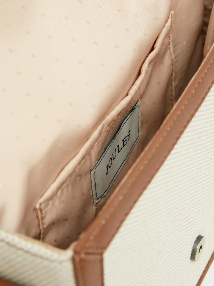 Joules Bags Women Tan Canvas Cross Body Bag