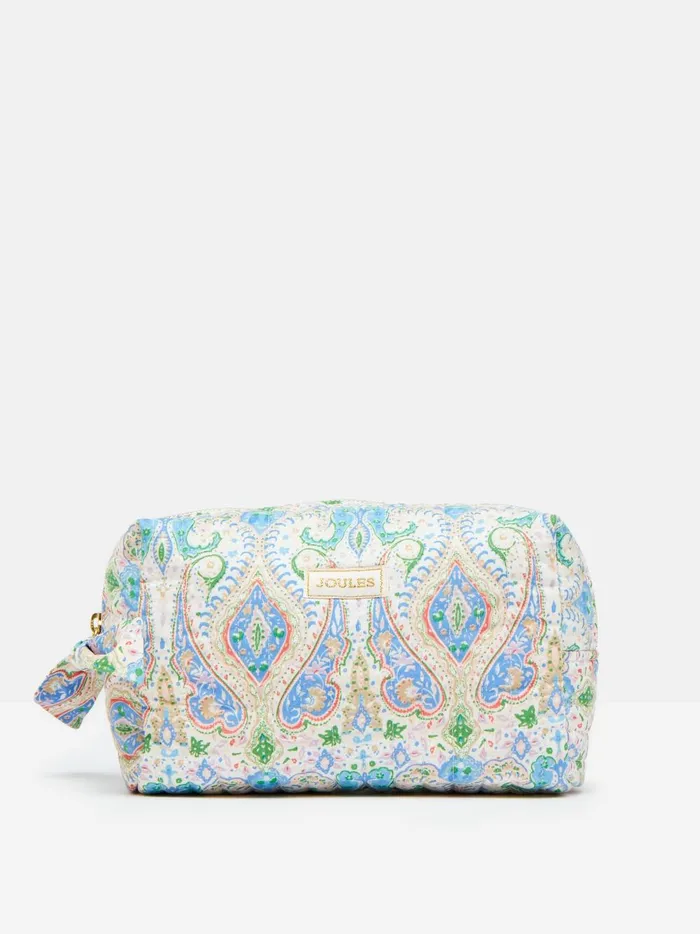 Joules Bags Women White Paisley Wash Bag