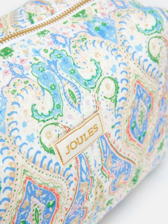 Joules Bags Women White Paisley Wash Bag
