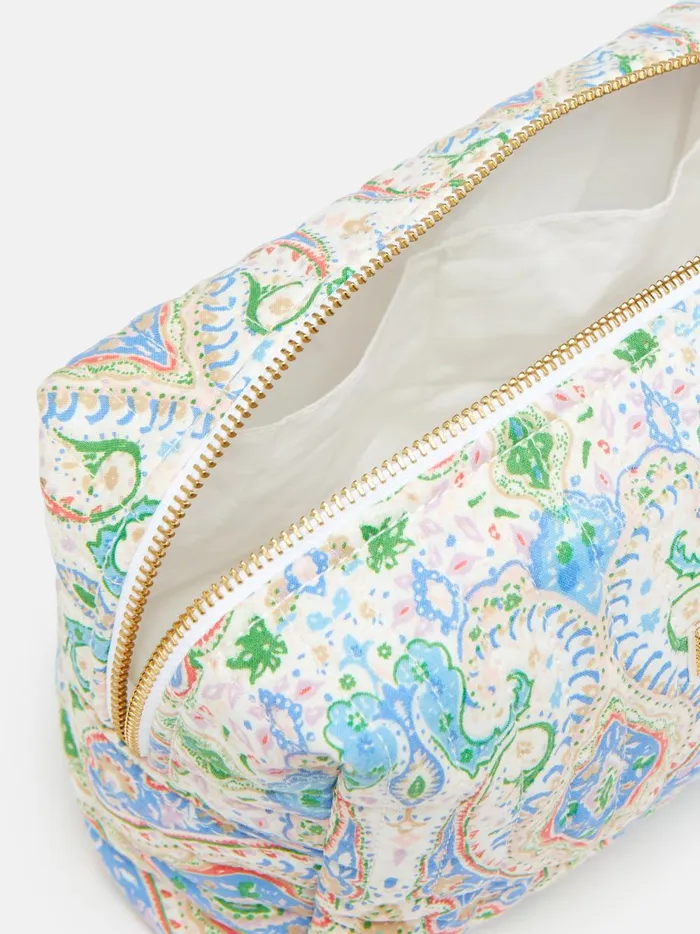 Joules Bags Women White Paisley Wash Bag
