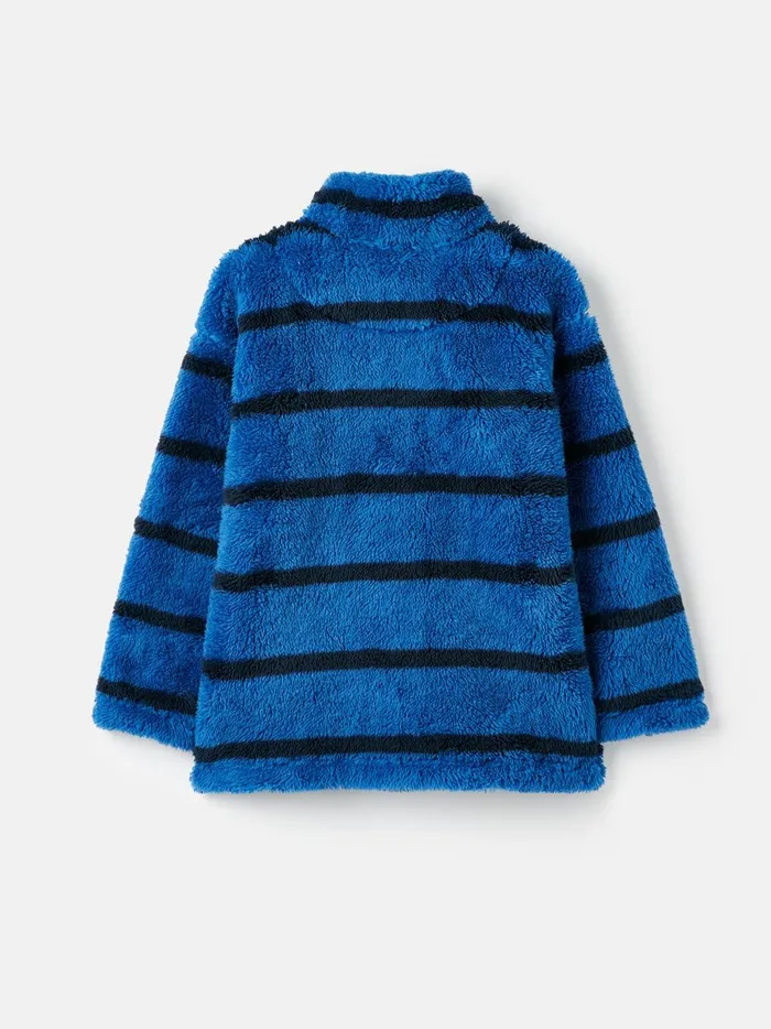 Joules Coats and Jackets Boys Blue Quarter Zip Fleece