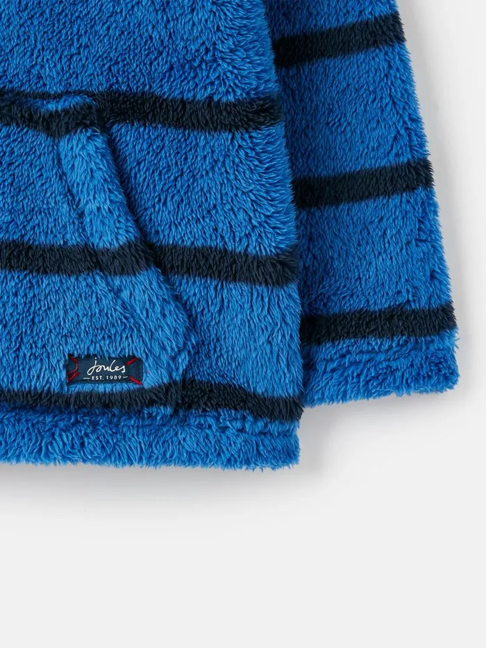 Joules Coats and Jackets Boys Blue Quarter Zip Fleece