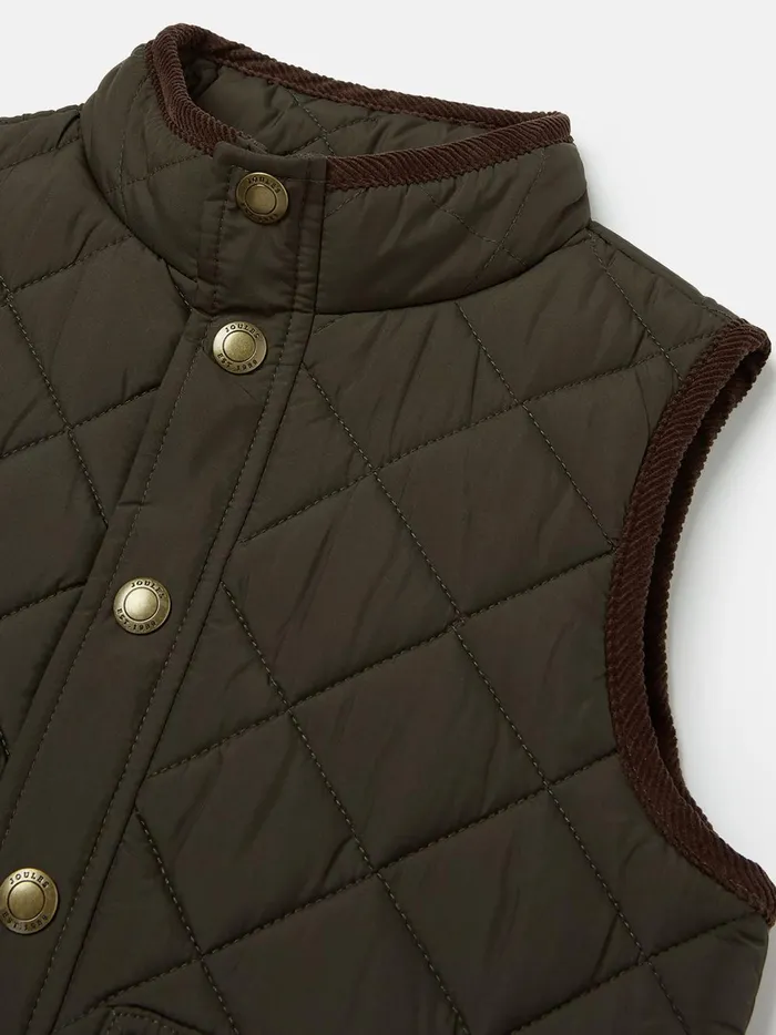 Joules Coats and Jackets Boys Green Quilted Gilet