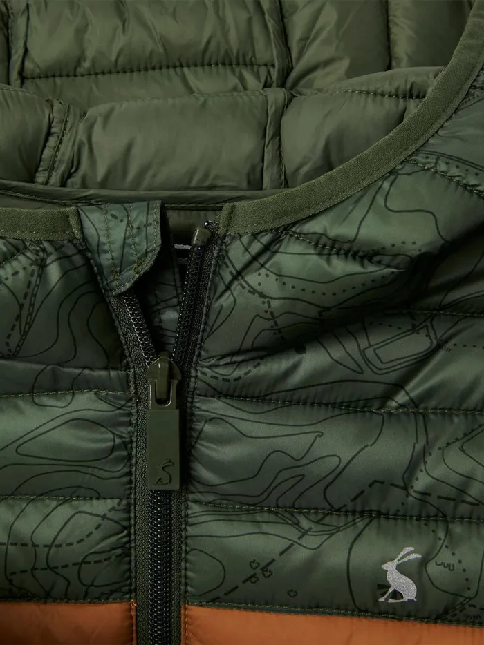 Joules Coats and Jackets Boys Green Showerproof Padded Packable Coat