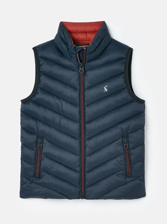 Joules Coats and Jackets Boys Navy Blue Showerproof Gilet