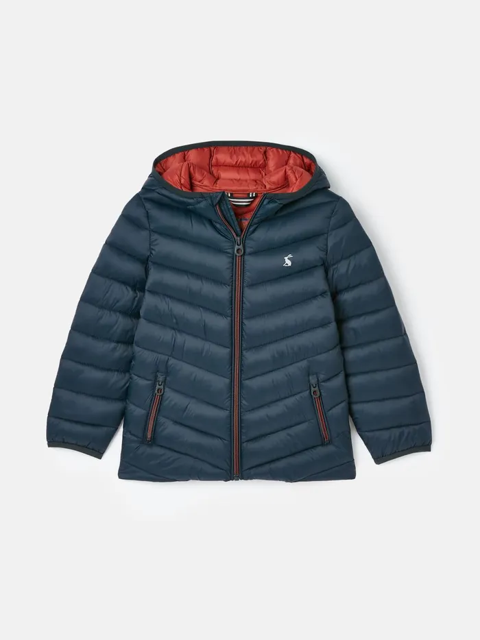 Joules Coats and Jackets Boys Navy Blue Showerproof Padded Coat