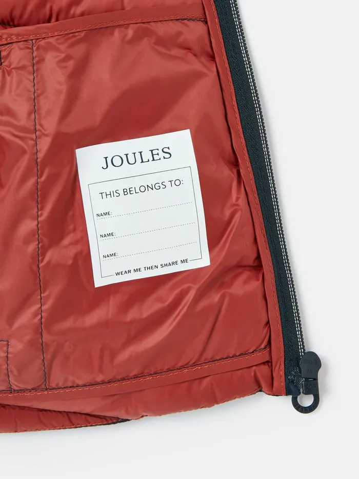 Joules Coats and Jackets Boys Navy Blue Showerproof Padded Coat