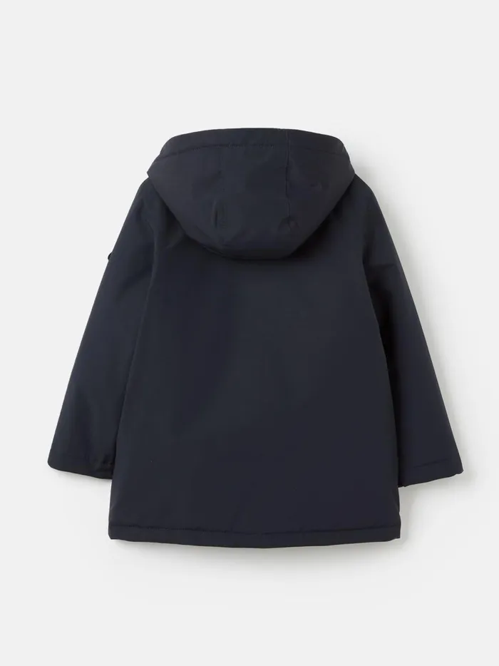 Joules Coats and Jackets Boys Navy Blue Waterproof Coat With Hood