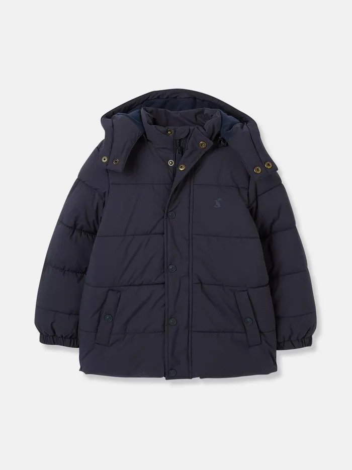 Joules Coats and Jackets Boys Navy Padded Coat