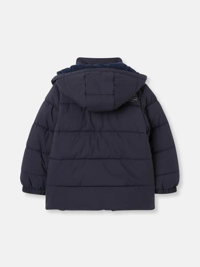 Joules Coats and Jackets Boys Navy Padded Coat