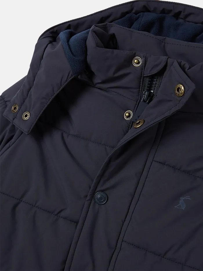 Joules Coats and Jackets Boys Navy Padded Coat