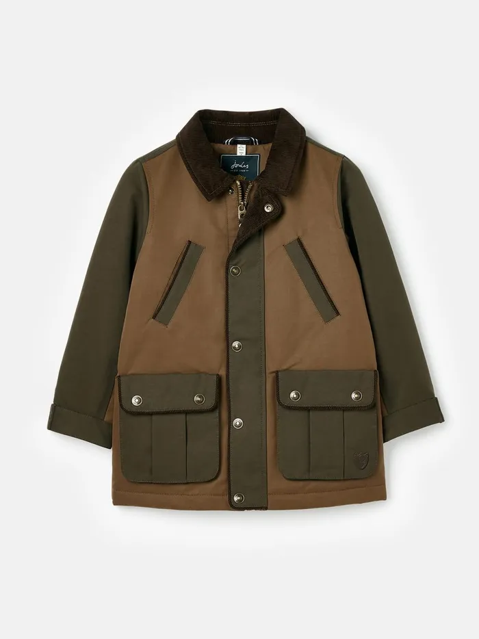 Joules Coats and Jackets GirlsBoys Brown Dry Wax Jacket