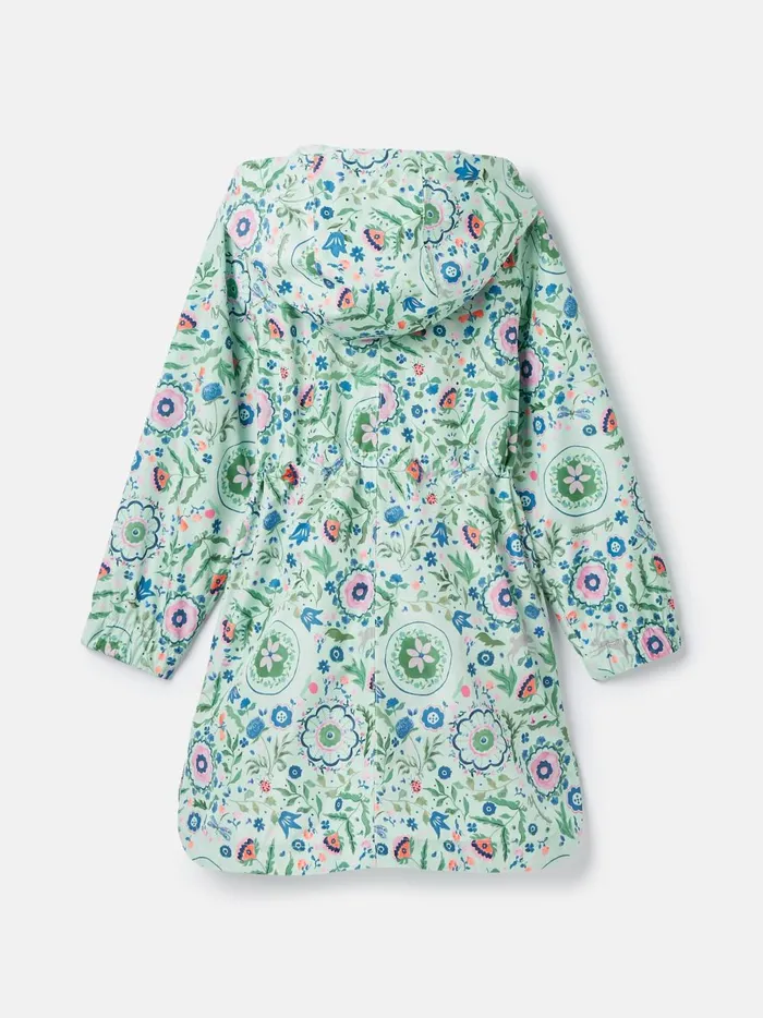 Joules Coats and Jackets Girls Green Waterproof Packable Raincoat