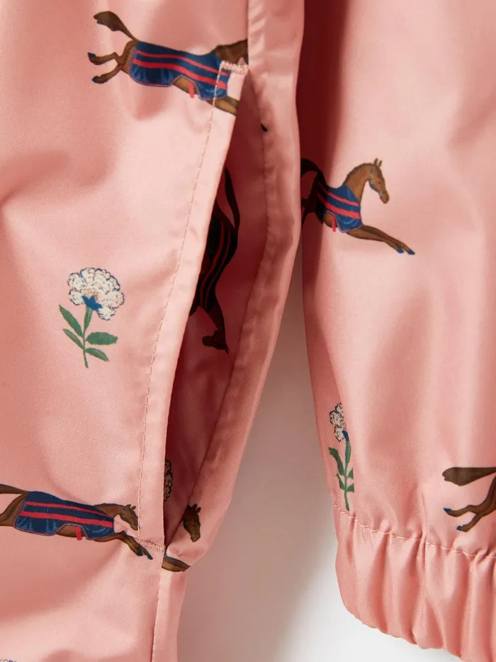 Joules Coats and Jackets Girls Pink Waterproof Packable Raincoat