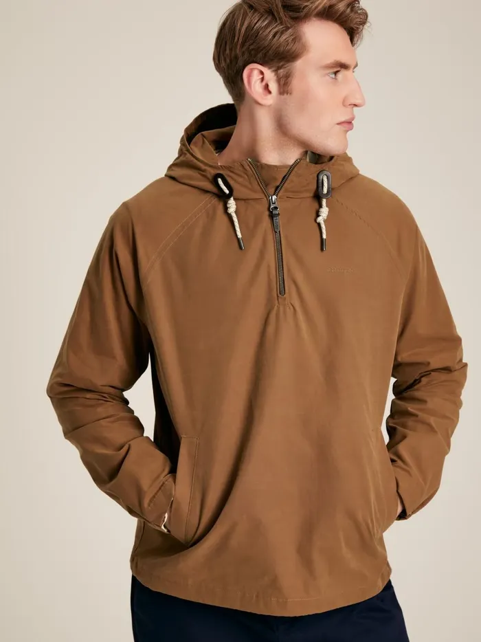 Joules Coats and Jackets Men Brown Pullover Wax Jacket