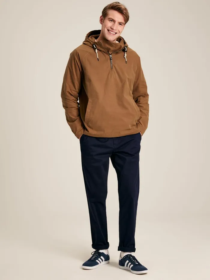 Joules Coats and Jackets Men Brown Pullover Wax Jacket