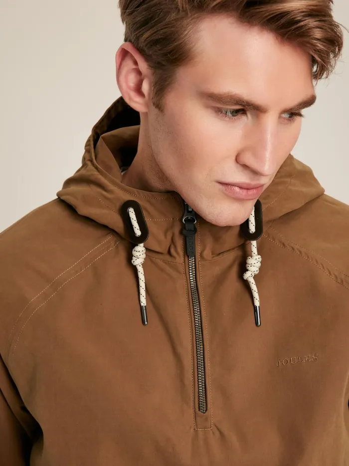 Joules Coats and Jackets Men Brown Pullover Wax Jacket