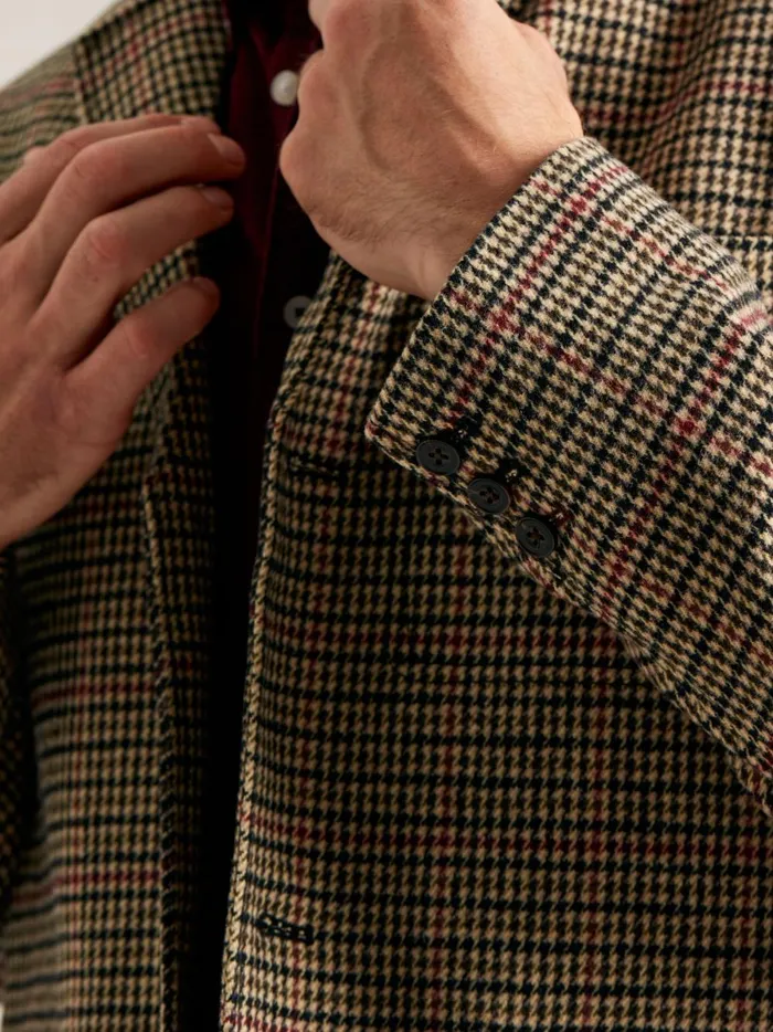 Joules Coats and Jackets Men Brown Tweed Blazer