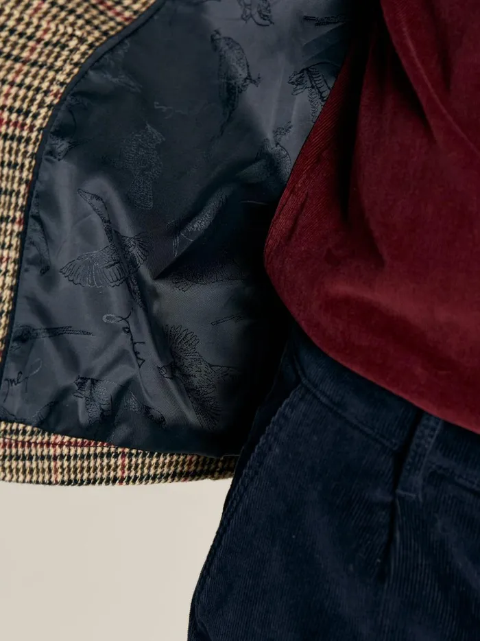 Joules Coats and Jackets Men Brown Tweed Blazer