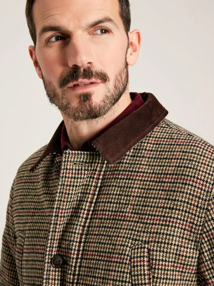 Joules Coats and Jackets Men Brown Tweed Jacket