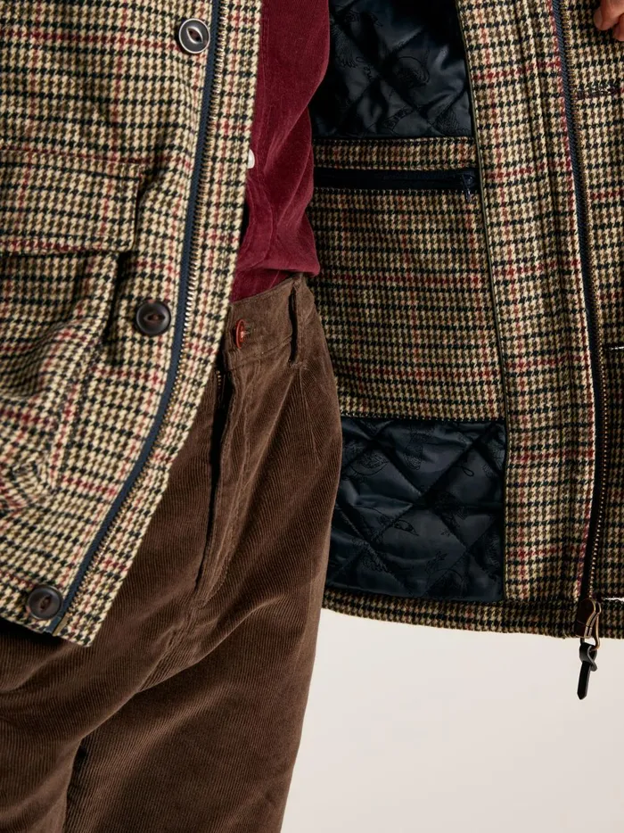 Joules Coats and Jackets Men Brown Tweed Jacket