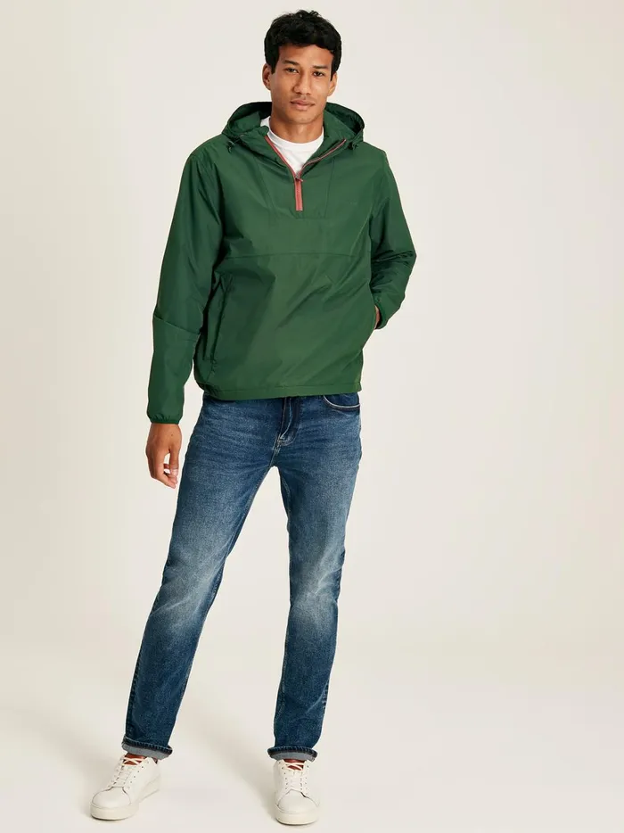 Joules Coats and Jackets Men Green Popover Waterproof Jacket