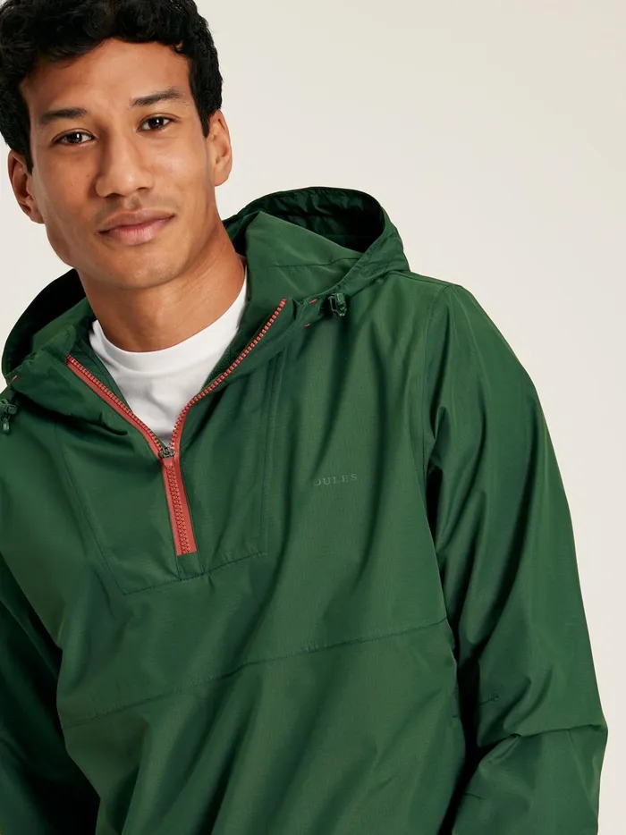 Joules Coats and Jackets Men Green Popover Waterproof Jacket