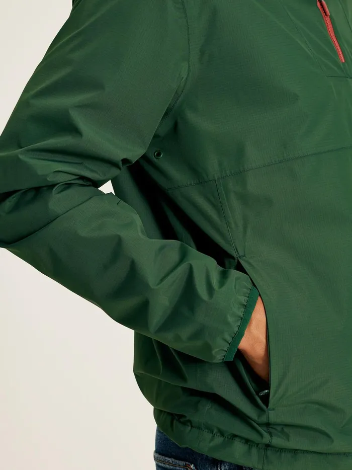 Joules Coats and Jackets Men Green Popover Waterproof Jacket