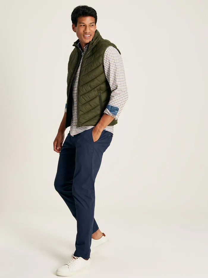 Joules Coats and Jackets Men Green Showerproof Padded Gilet