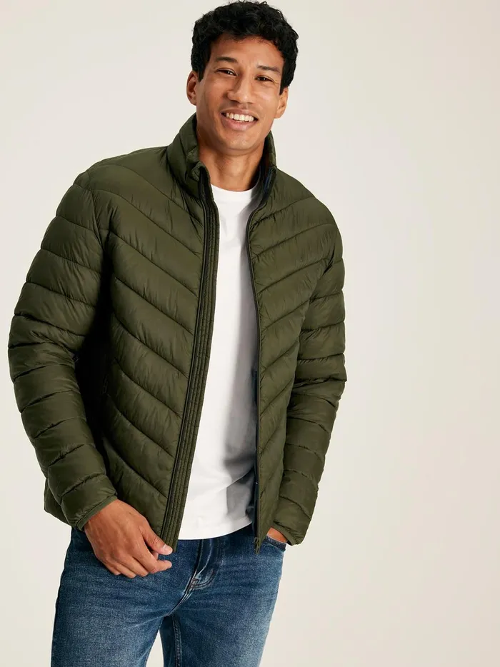 Joules Coats and Jackets Men Green Showerproof Padded Jacket