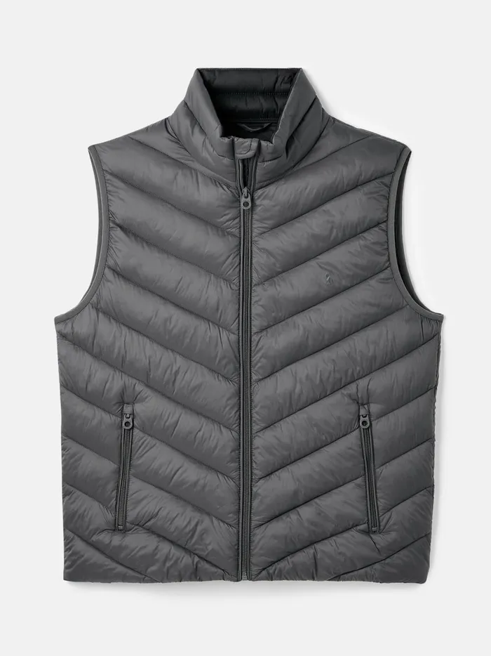 Joules Coats and Jackets Men Grey Showerproof Padded Gilet