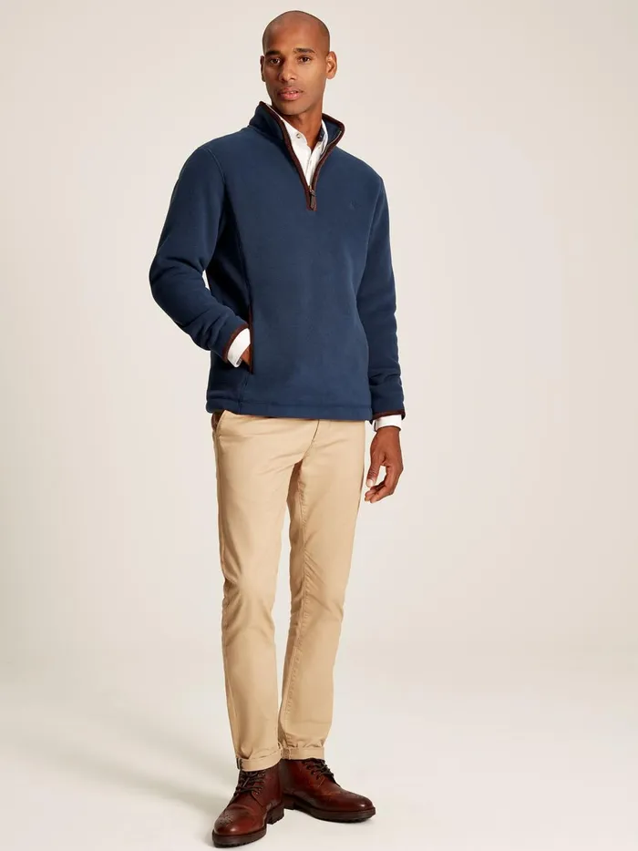 Joules Coats and Jackets Men Navy Quarter Zip Fleece
