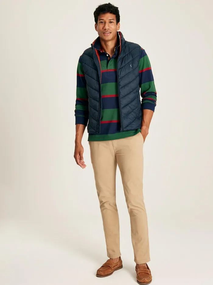 Joules Coats and Jackets Men Navy Showerproof Padded Gilet
