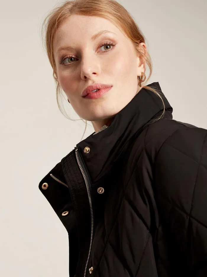 Joules Coats and Jackets Women Black Diamond Quilted Trail Jacket