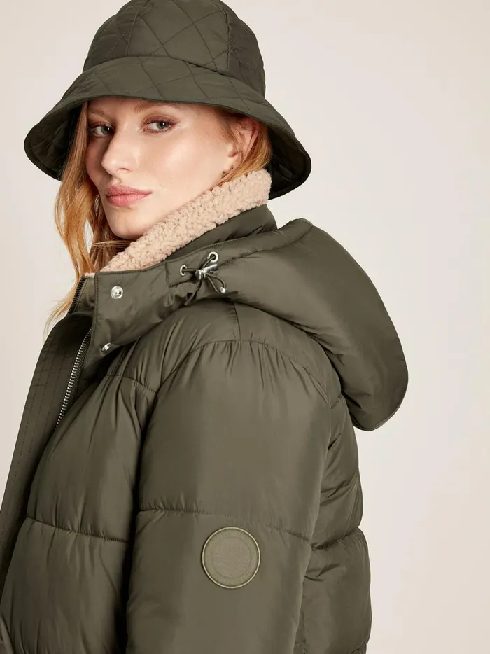 Joules Coats and Jackets Women Dark Green Showerproof Padded Coat
