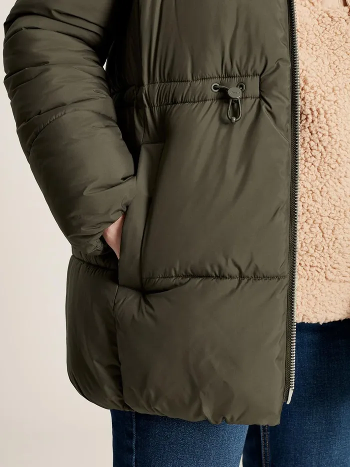 Joules Coats and Jackets Women Dark Green Showerproof Padded Coat