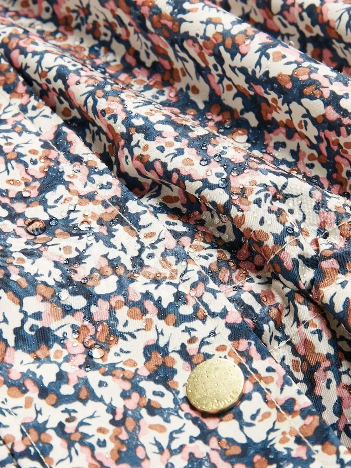 Joules Coats and Jackets Women Ditsy Floral Waterproof Packable Raincoat
