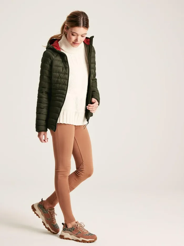 Joules Coats and Jackets Women Green Showerproof Packable Padded Jacket