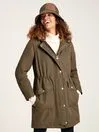 Joules Coats and Jackets Women Green Waterproof Parka Coat With Hood