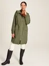 Joules Coats and Jackets Women Green Waterproof Raincoat With Hood