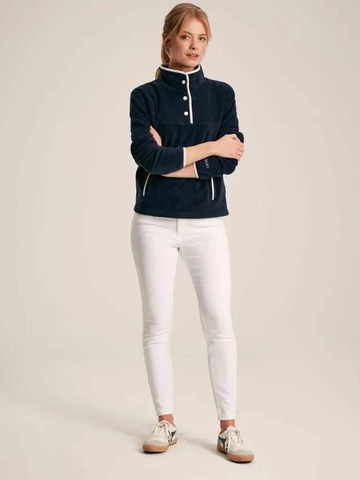 Joules Coats and Jackets Women Navy Half Zip Fleece