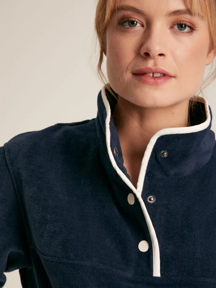 Joules Coats and Jackets Women Navy Half Zip Fleece