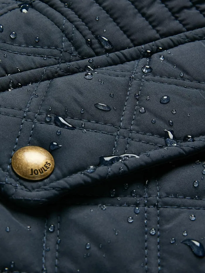 Joules Coats and Jackets Women Navy Showerproof Diamond Quilted Gilet
