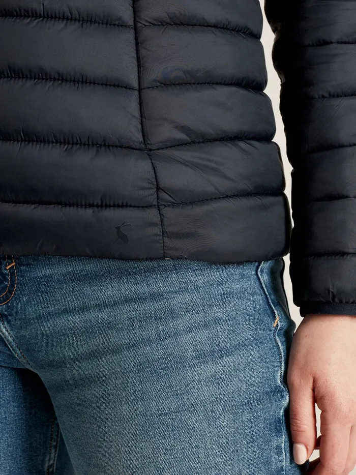 Joules Coats and Jackets Women Navy Showerproof Packable Padded Jacket