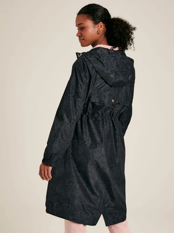 Joules Coats and Jackets Women Navy Waterproof Packable Raincoat