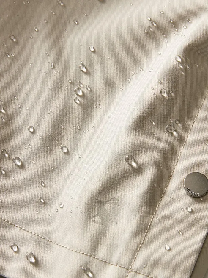 Joules Coats and Jackets Women Neutral Waterproof Raincoat With Hood